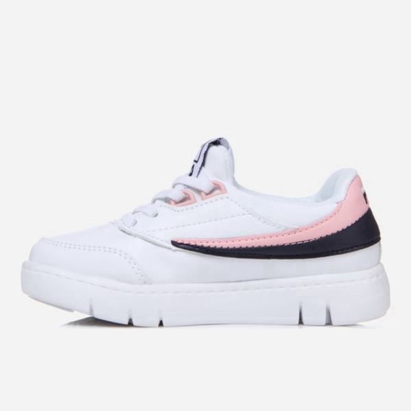 Sapatos De Estilo De Vida Fila Menina Branco/Rosa - Fila Ot Flex Kd Portugal Online,SXFW-14796